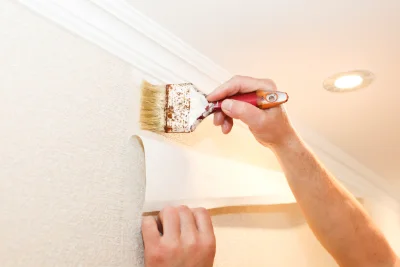 Pose de papier peint à Espalion — revêtements muraux et toiles de verre
